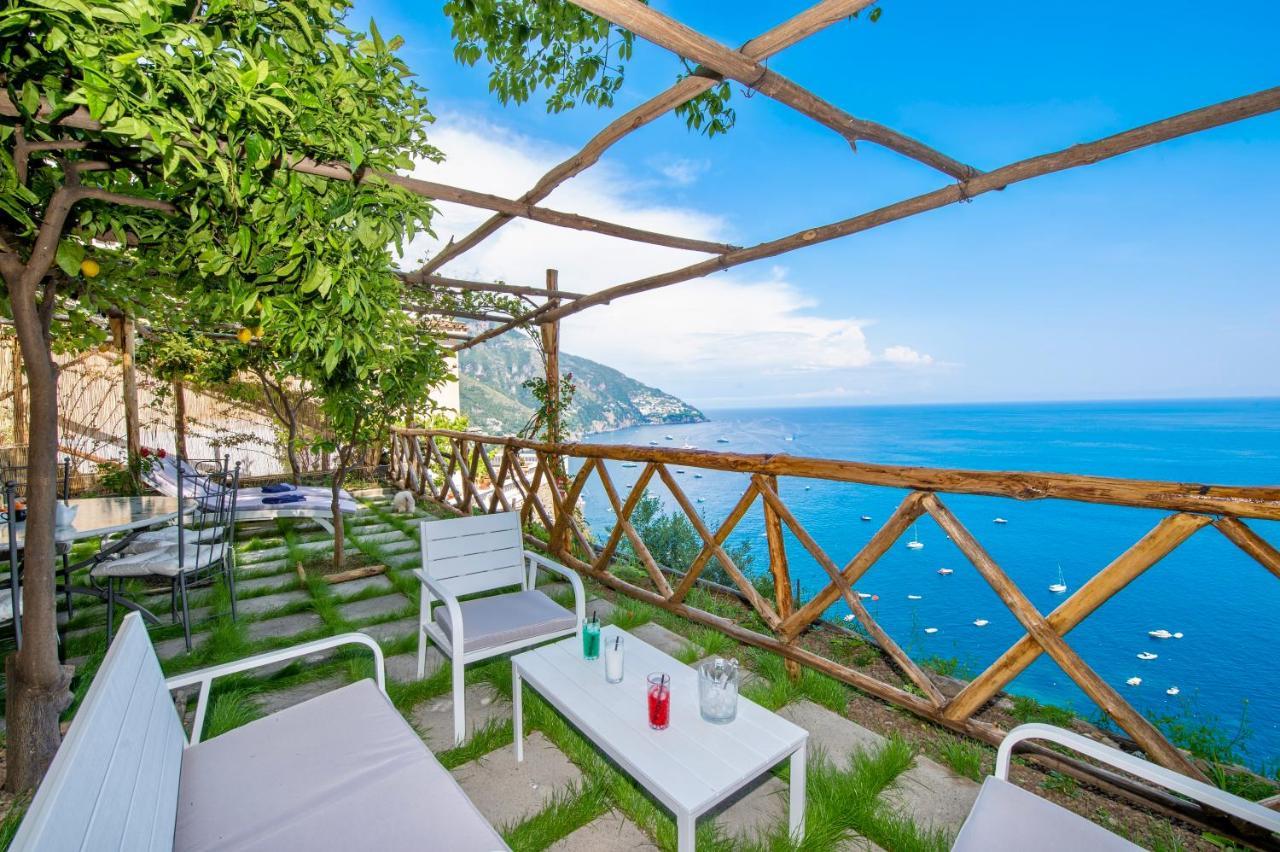 Villa Briganti Seaview Terrace Positano Extérieur photo